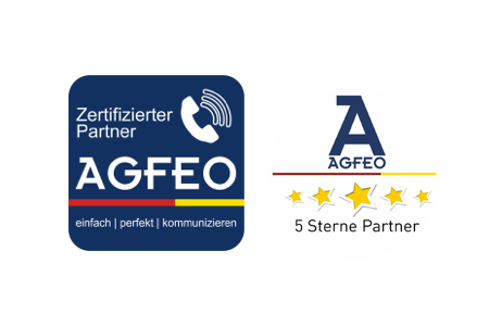AGFEO 5 Sterne Plus Partner Logo
